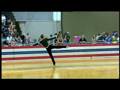 2015 US Roller Nationals - JrWC Men Solo Dance Compulsory -  David Rist 2