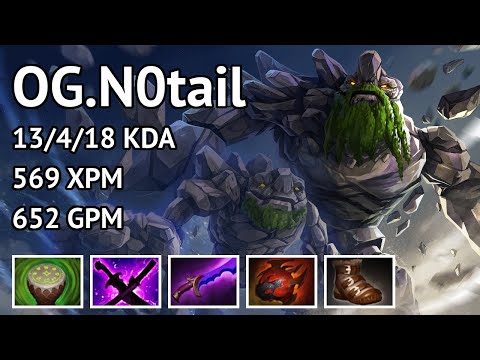 Dota Memories OG.N0tail - Tiny highlights - Game 3654602417 - Dota 2