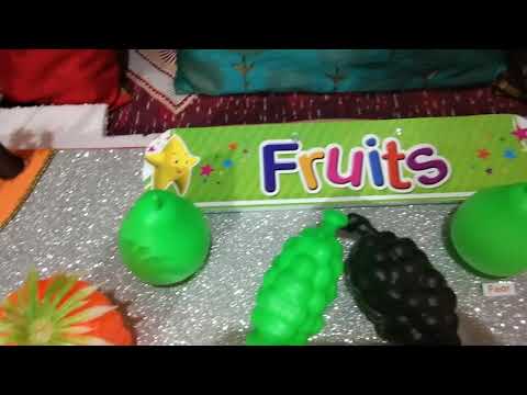 Fruits project of Hooria Safiya LKG student Master Kids School 😊