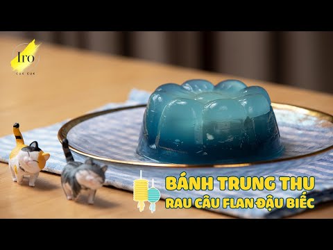 BÁNH TRUNG THU RAU CÂU FLAN// Flan Jelly Mooncake //