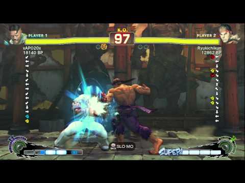 xAPO20x [Dudley] vs Ryukichikun [Ryu] SSF4 Japanese Online Ranked Matches - TRUE-HD