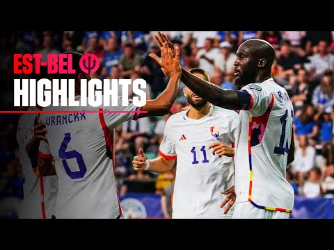 Estonia 0-3 Belgium | Romelu Lukaku x3 | #REDDEVILS | European Qualifiers