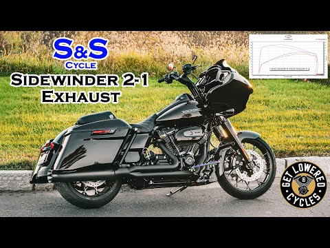 S&S Sidewinder 2-1 Exhaust System Sound Clip & Dyno Numbers - 2020 Harley Road Glide
