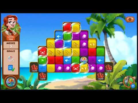 Lost Island Blast Adventure Level 706 - NO BOOSTERS 🏝️ | SKILLGAMING ✔️