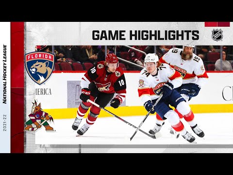 Panthers @ Coyotes 12/10/21 | NHL Highlights