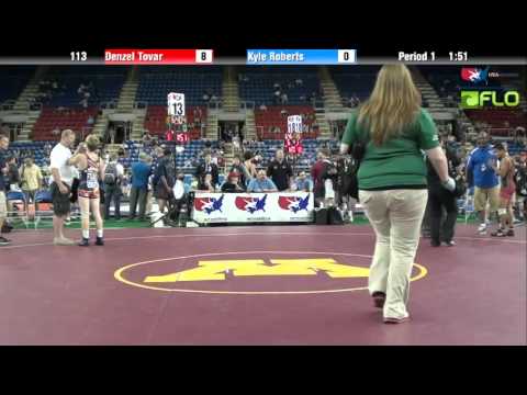 Cadet 113 - Denzel Tovar (New Jersey) vs. Kyle Roberts (Michigan)