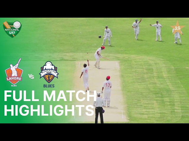 Full Highlights | Karachi Region (B) vs Lahore Region (B) | National Under-17 Cup 2025-26 | MZD1T