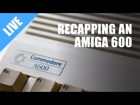 Recapping a Commodore Amiga 600