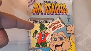 Review HQ A Família Dinossauro em Quadrinhos número 5, editora Abril, ano 1993