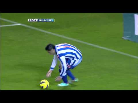 La Liga | Gol de Riki (1-2) en el Deportivo de la Coruña-Real Betis | 02-12-2012 | J14