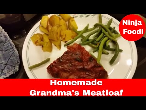 Grandma's Meatloaf in The Ninja Foodi - Best Meatloaf Ever!