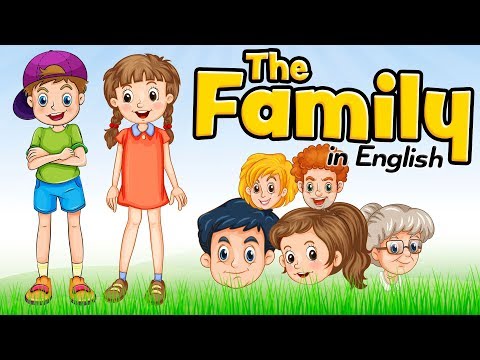 The Family Members in English for Beginners