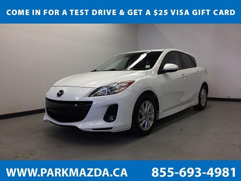 WHITE 2013 Mazda Mazda3  Review Sherwood Park Alberta - Park Mazda