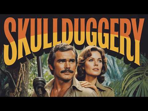 Skullduggery 1970 Film in English, Burt Reynolds, Susan Clark. Roger C. Carme