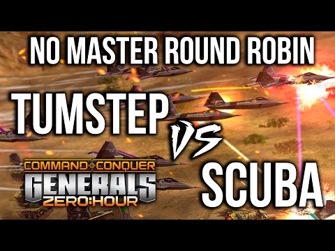 Tumstep vs Scuba - fix 9 + StaZzz vs Tumstep 1v1 FFG - Generals Zero Hour