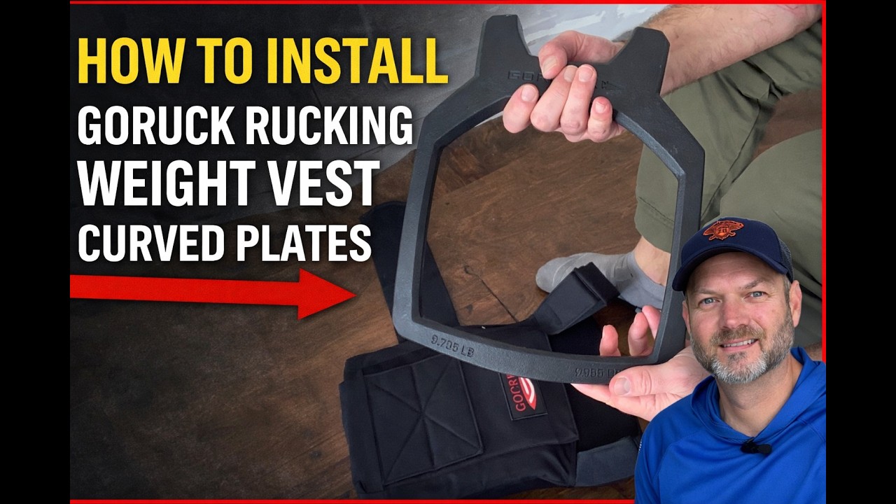 GORUCK Rucking Weight Vest: How to Install Curved Plates (Quick Guide)