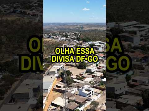 Essa Divisa entre DF e Goiás Parece uma Ampulheta! 😱🚁 | Vila DVO #Shorts