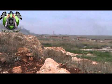 تمشيط الفوج 46 بعد اقتحامه من قبل مقاتلي كتيبة أبناء عائشة في ريف حلب الغربي