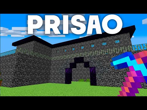 I BUILT A BEDROCK PRISON IN SURVIVAL MODE IN MINECRAFT!!