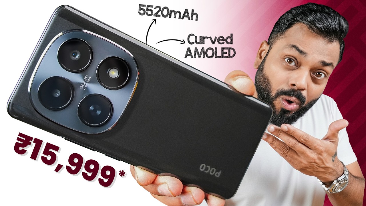 POCO M8 5G Unboxing & First Look ⚡ 3D 120Hz AMOLED, 5520mAh & More