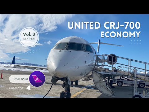YouTube thumbnail for United Airlines Canadair (Bombardier) Regional Jet 700 and Challenger 870