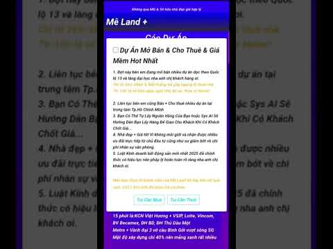 Mê Land-Sở hữu Nhà/CH không MG