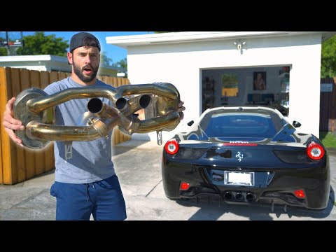My Ferrari 458 Gets The Pipe From Capristo - Install & Insane First Drive