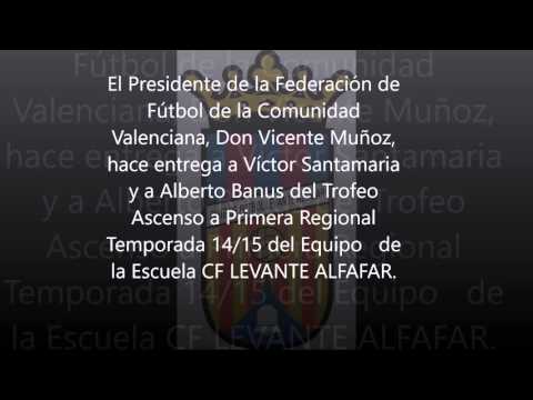 CF Levante Alfafar Premio Ascenso 1ra Regional HD