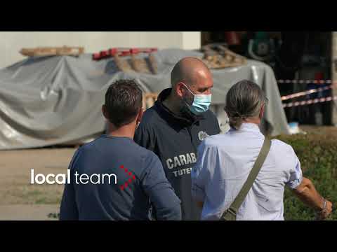 Villanterio, incidente sul lavoro: due morti. Portate via le vittime