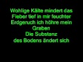 Knorkator - Weg nach unten Lyrics 