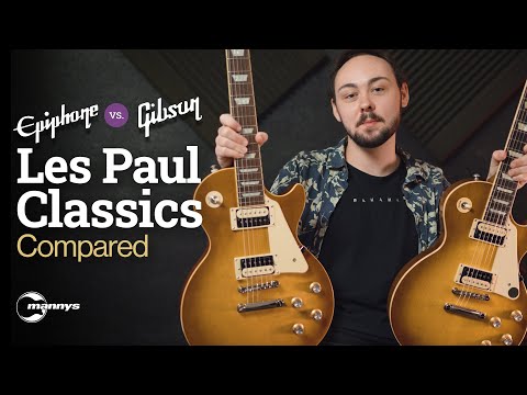 Les Paul Classics Compared! Gibson vs. Epiphone, what's the difference?