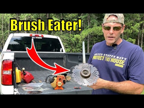 BEST Brush Cutter blade for your string trimmer!  | How to install brush cutter blade on weed eater