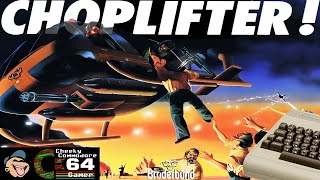 CHOPLIFTER – Commodore 64 (1982) | Broderbund’s Iconic Hostage Rescue Shooter