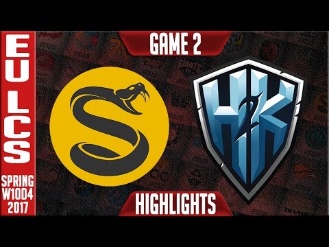 Splyce vs H2k Game 2 Highlights - EU LCS W10D4 Spring 2017 - SPY vs H2K G2