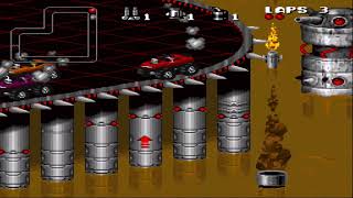 Rock N' Roll Racing (Nintendo Super NES, 1993) Gameplay