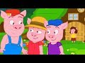 Les Trois Petits Cochons | 1 Conte + 4 comptines et chansons  - dessins animés en français