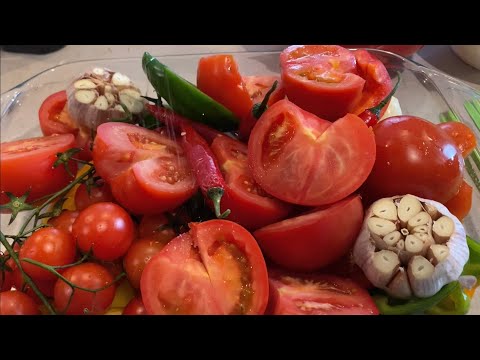 How to make Shrimp Pasta with Char grilled tomatoes capsicum garlic