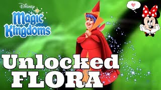 UNLOCKED FLORA 🧚🏻‍♀️❤️ Disney Magic Kingdoms Sleeping Beauty | Gameplay Walkthrough Ep.250