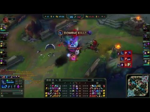 Lissandra Flash W into R 2v4 (Bubble Dream)