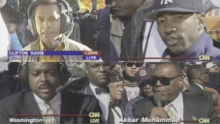 (Historic) Million Man March (Behind The Scenes Coverage) 10/16/95 CNN video