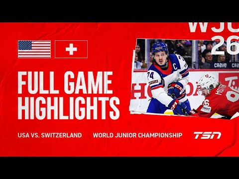Switzerland vs. USA FULL GAME HIGHLIGHTS | 2026 World Junior Championship