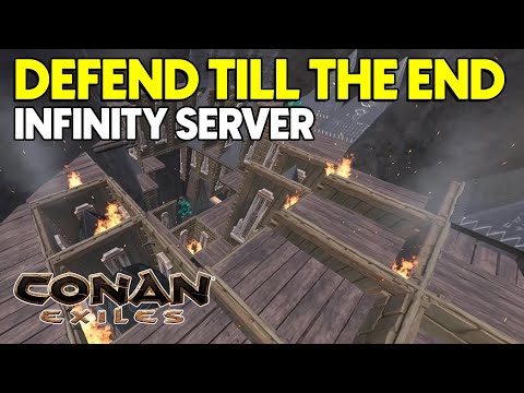 Trapped Inside Our Own Base! Insane Last Stand Defense | Conan Exiles PvP Raid