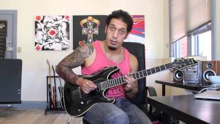 How to play 'Five Magics' by Megadeth Guitar Solo Lesson w/tabs pt1