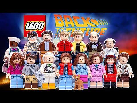 Upgrading ALL my LEGO BACK TO THE FUTURE Minifigures!!! 🔥