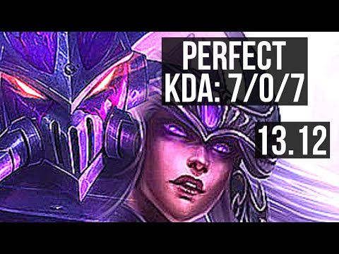 KASSADIN vs SYNDRA (MID) | 7/0/7, 66% winrate, Godlike | TR Challenger | 13.12