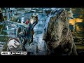 Jurassic World Blue And The Raptors Fight The T Rex