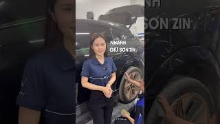 Cách xử lý vết trầy xước trên xe ô tô #shorts #vinfast #xuongdichvu 