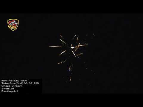 MG1007 25 SHOTS BLUE PEONY SILVER WAVE