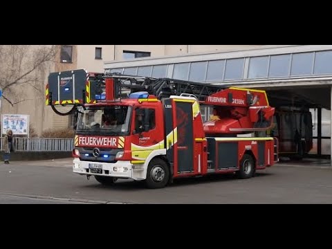Soloalarm | DLK 23/12 der Feuerwehr Gießen rückt aus...