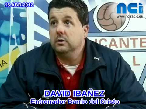 120415 - DAVID IBAÑEZ - ENTRENADOR BARRIO DEL CRISTO